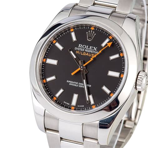 rolex dlc milgauss|rolex milgauss price used.